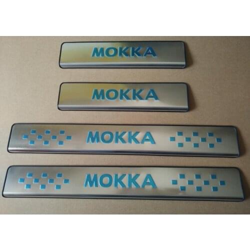 Auto Door sills/sill plate scuff plate for Opel Mokka,auto chrome accessories