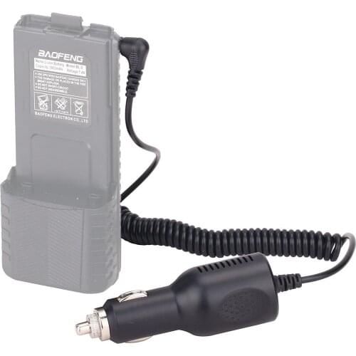 BAOFENG &ABBREE 12-24V Truck Car Charger Cable Line Suit For Baofeng Radio UV-5R UV-82 3800mAh Battery UV-S9Plus Walkie Talkiel