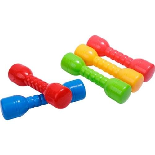 2 Pcs Children Fitness Weights Hand Dumbbells Home Gym Exercise Barbell Kids