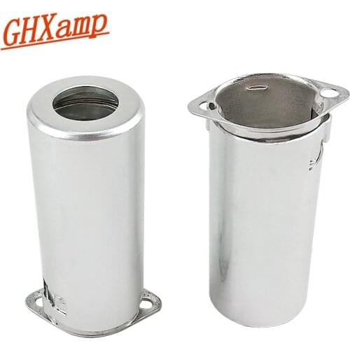 GHXAMP 9 Pin Vacuum Valve Cover Electronic Tube Protection Shield For 6N1 6N11 6N2 6N3 ECC83 E88CC 6922 12AX7 2pcs