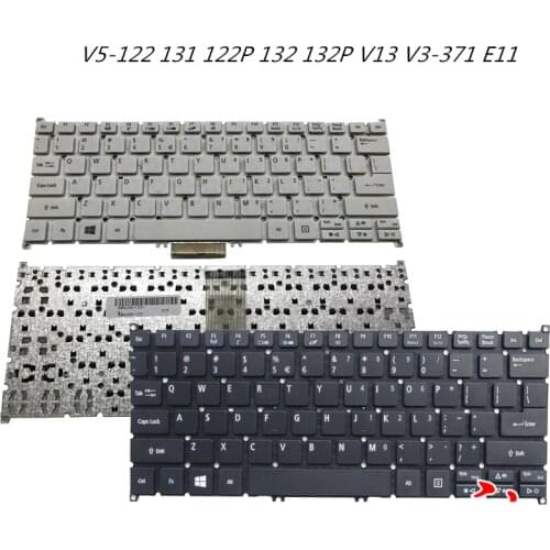 Laptop English Keyboard For ACER V5-122 121 171 V13 V3-371 E11 E3-111 S5-391 Notebook Replacement layout Keyboard