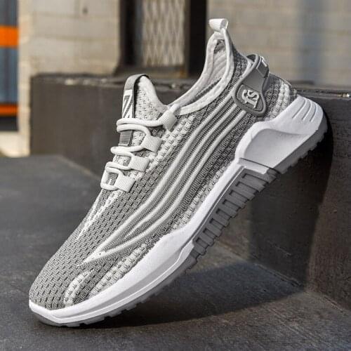 Men Casual Shoes Summer Spring Breathable Fashion Mens Sneakers Comfortable Mesh Lightweight Sneaker Man Soft White Shoes Men