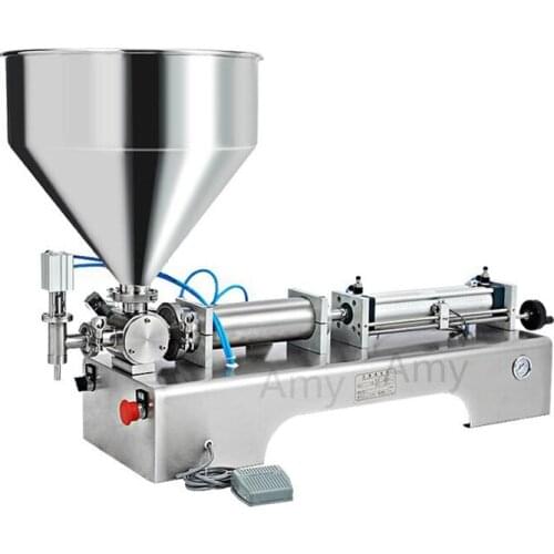 Single head paste filling machine Yogurt jam gel paste filling machine Piston type paste liquid dual purpose filling machine
