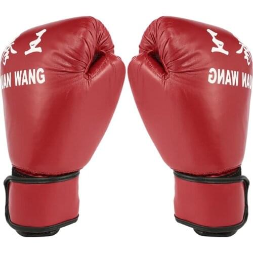 New Red Adult Boxing Gloves Professional Sandbag Liner Gloves Kickboxing Gloves Pugilism Men Women Training Fighting Tool 2020