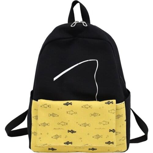 New Shoulder Bags for Women Fashion Composite Bag Backpacks for Teenage Girls Female Canvas School Bags Cute 2 Set Backpacks