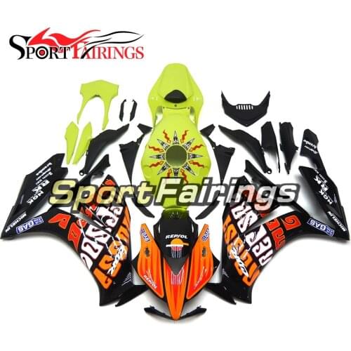 Fairings For Honda CBR1000RR Year 12 13 14 2012 2013 2014 ABS Motorcycle Fairing Kit Bodywork Body Full Cover Green Orange Black