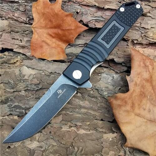 Outdoor Tactical Camping Hunting Survival Pocket Quick Folding Knife G10 Handle Mark D2 Blade Camp Fruit Tool Gentleman Knives