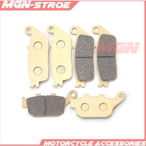 Motorcycle Front Rear Brake Pads for CBR250R 2011-2014 KLE650 Verseys650 2015-16-17 VN650 Vulcan 2015 Z650 2016-17