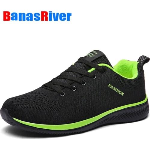 Plus Size 48 NEW Sneakers for Men Mesh Lightweight Breathable Casual Shoes Flats Lace-up Black Slip-on Sandals Zapatos De Hombre