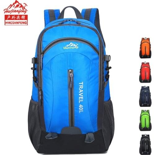 Outdoor Bags Sports Travel Mountaineering Backpack Camping Hiking Trekking Rucksack Travel Waterproof Bike Bags 40L School Bag