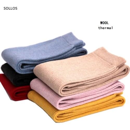 Wool pants for kids warm winter leggings 2020 clothes girls boys baby girl children outfits christmas leggin thermal long wear