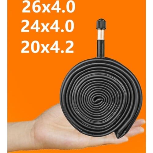 Bicycle inner tube 20x4.2 20x4.0 ATV tyre beach bike tire tube 26X4.0 city fat tyres snow bike tires Schrader inner tubes 24X4.0