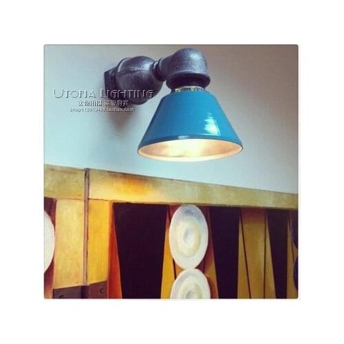 Loft Style Industrial Vintage LED Wall Light For Home Antique Metal Water Pipe Lamp Bedside Wall Sconce Lampara Pared