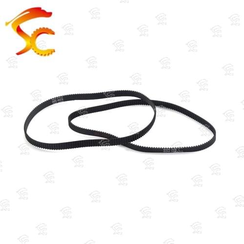 2PCS S2M closed loop rubber length 292mm/300mm/316mm/320mm/336mm/354mm belt width 3mm/6mm/9mm/10mm/12mm/14 Timing belt