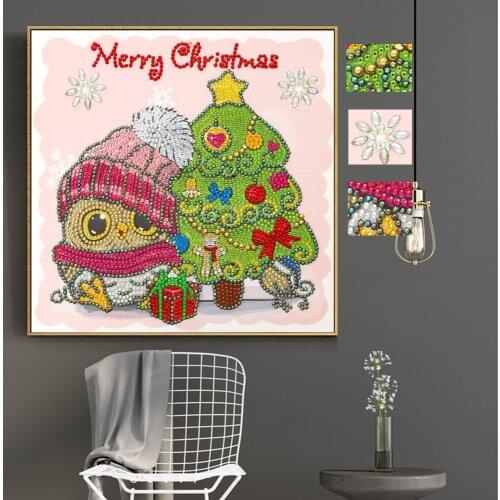 5D DIY Special Shaped Diamond Painting Christmas Tree Animal Mosaic Kit Rhinestone Drawing Picture Set Home Decoration Craft
