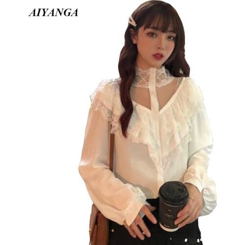 AIYANGA Womens White Shirts