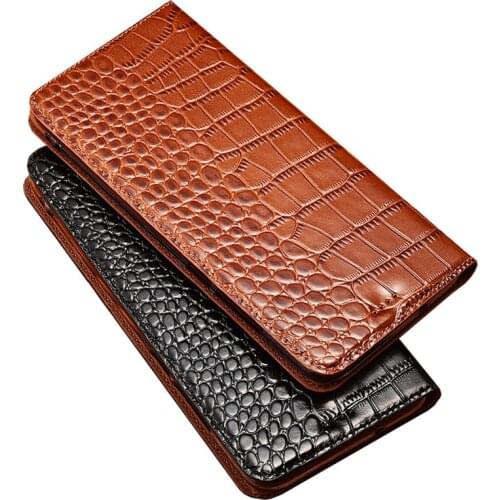 Case for Samsung Galaxy S8 Plus Crocodile pattern Genuine Leather Flip wallet Cover for Samsung Galaxy S8 Phone cases