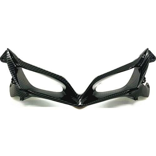 Carbon Fiber Color Upper Front Fairing Cowl Nose For Suzuki GSXR600 GSXR750 2008-2010