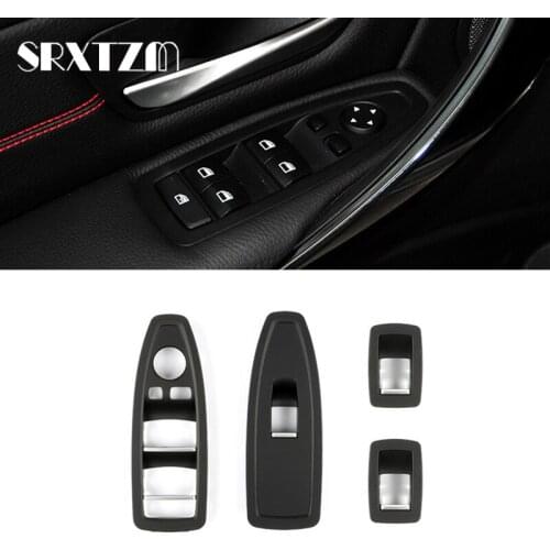 Car Interior Door Window Lift Switch Button Panel Trim Cover Replace For Bmw 1 3 4 Series F20 F30 F31 F34 F35 F36