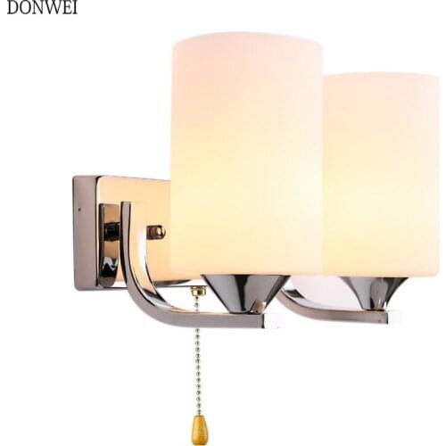 Indoor Wall Lamps Bedroom Simple Style Wall Sconces Wall Light Lamp Bedding Lamp Luminaria Creative Staircase Living Room Lamp