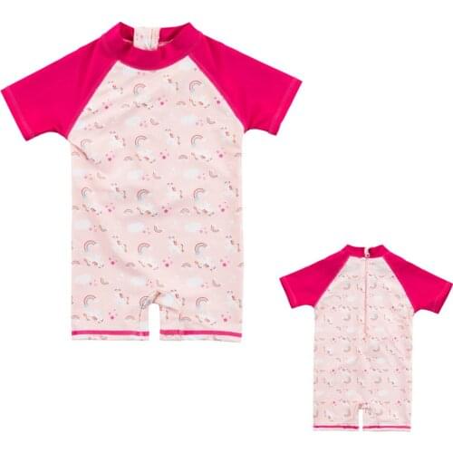 Wishere Kids Girls Swimsuit Infant Clothes For Girls 24 Months One Piece Baby Beachwear Sun Protetcion Swimming Suits