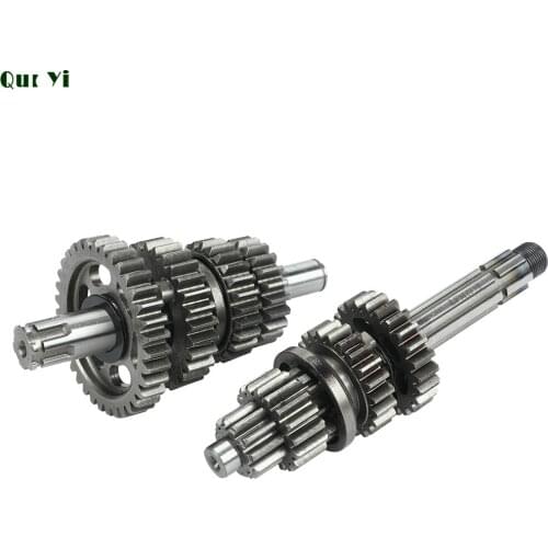 LF140 Engine Transmission Gear Box Main Counter Shaft kit For Lifan 140cc 1P55FMJ Horizontal Kick Starter Engine Dirt Pit Bikes