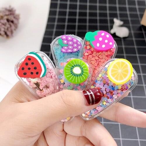 HOT! Cute Fruit Hairclip Drop-shaped Kawaii Kids Hair Accessories Baby Hairpin Colorful Fashion Hair Pins Headwear For Baby Girl