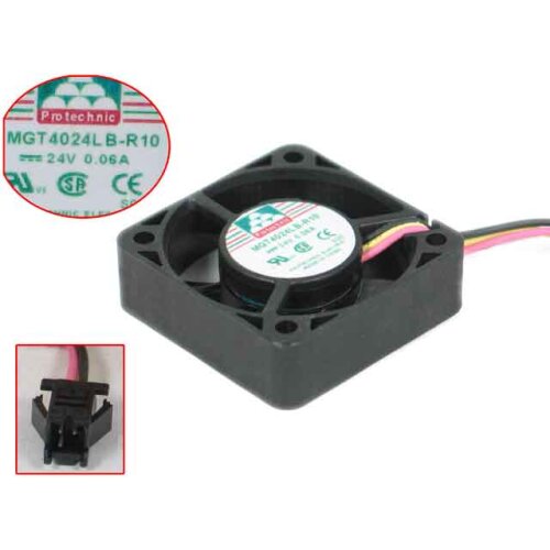 Magic MGT4024LB-R10 Server Cooling Fan DC 24V 0.06A 3-Wire