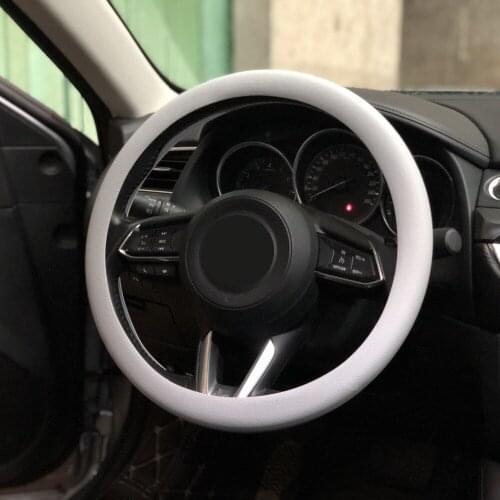 Car Soft Silicon Steering Wheel Cover For Citroen DS-series C-Quatre C-Triomphe Picasso C1 C2 C3 C4 C4L C5 Xsara Cactus Elysee