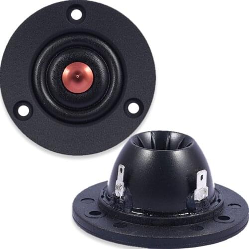 New 2.5" inch 65mm 6Ohm 30W Silk Film High Pitch Tweeter Home Audio Car Modification Treble Speaker Stereo Loudspeaker Horn