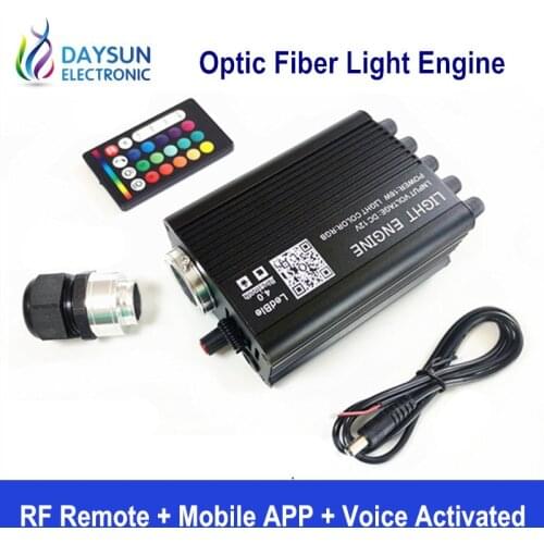 New Arrival Led Light Engine for Optic Fiber Cable Starry + Shooting Stars Light Source RGBW RF Remote/Mobile APP/Voice Control