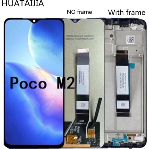 New 6.53 inch LCD Display Touch Screen Digitizer For Xiaomi Poco M2 screen MZB9919IN M2004J19PI lcd screen