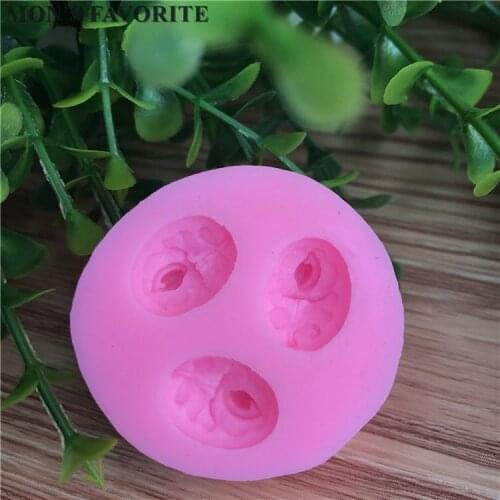 DIY Cake Decorating Three Rose Shaped Fondant Sugar Art Tools DIY Cake Decorating Tools 3D Silicone Molded D077