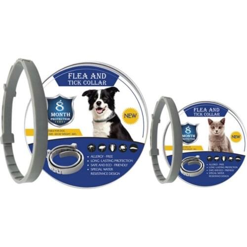Removes Flea And Tick Collar For Dogs Cats 8 Month Insect Repellent Collar Anti-mosquito Insect Repellent Cat Collar Pet Product