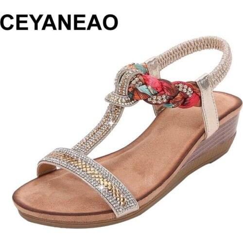 CEYANEAOFashion woman sandals summer women casual comfortable open toe sandals