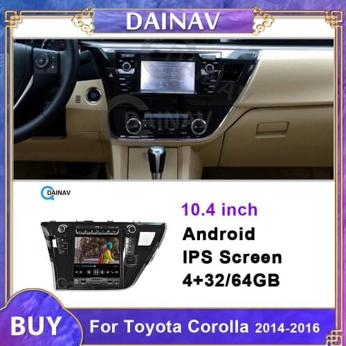 2 Din Android Car Radio FOR-Toyota Corolla 2014 2015 2016 Car Stereo Autoradio Auto Audio GPS Navigation