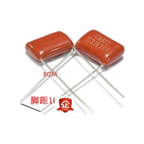 10PCS 630V103J P10mm CBB Polypropylene film capacitor