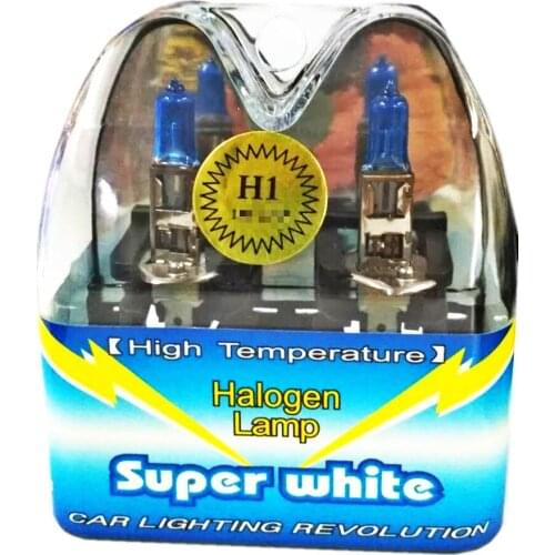 H1 12V 55W 100W Auto Xenon Halogen Bulbs H1 Car Headlight Bulb Low Beam Fog Light Bulbs H1 Bulb Car Head Light Lamp 5000K White