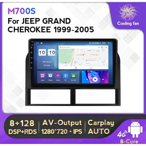 MEKEDE Car Radio Player 6G 128G For Jeep Grand Cherokee II WJ 1998-2004 Auto GPS Stereo DSP OBD Carplay Android 11 No 2 din DVD