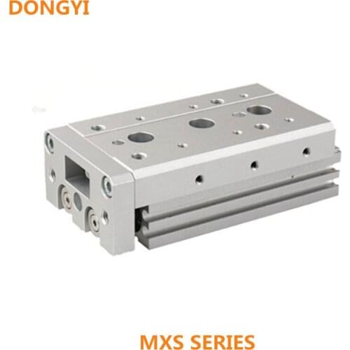 Pneumatic guide linear precision biaxial sliding table cylinder MXS6 /8-10/20/30/40/50/75/100 / annex as A BS B MXS