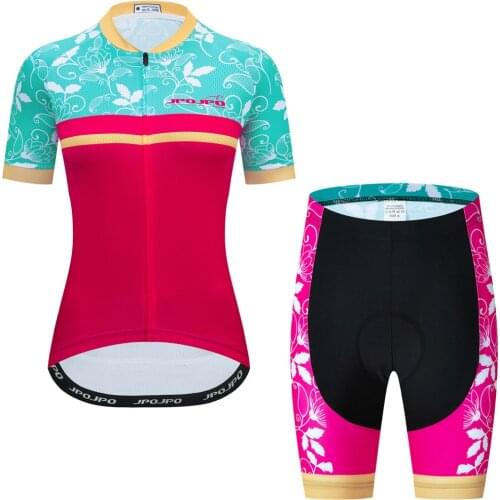 Weimostar Cycling Jersey Set Women Summer Cycling Clothing Suit Road Bicycle Jersey Tops Breathable MTB Bike Shirt Ropa Ciclismo