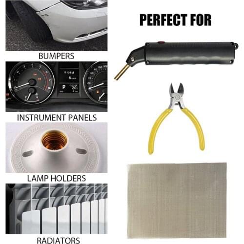 Hot Stapler Plastic Welding Machine Car Bumper Repair Kit Garage Tool