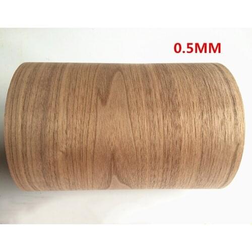 Custom Natural Genuine Black Walnut Wood Veneer for Furniture Stereo 0.2mm to 0.5mm C/C