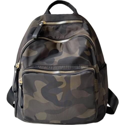 Camo Mohicla Female City Pack Womens Backpack Handbag Girls Backpack Casual Bags Backpack for Ladies Small Rucksack Teenagers