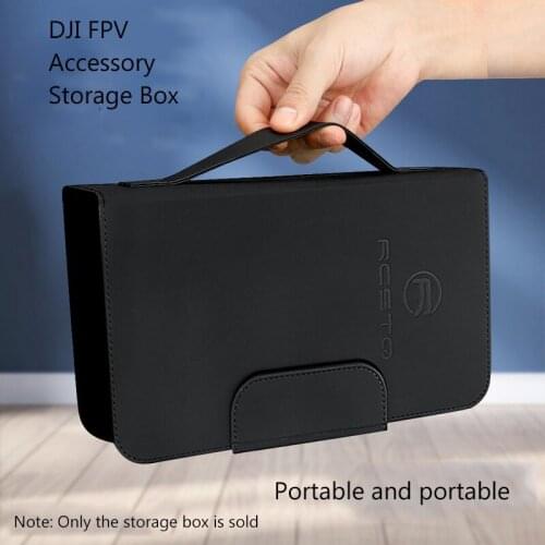 DJI FPV Accessory Storage Box Drone Paddle Data Cable Glasses Antenna Storage Bag DJI Accessory Carrying Case