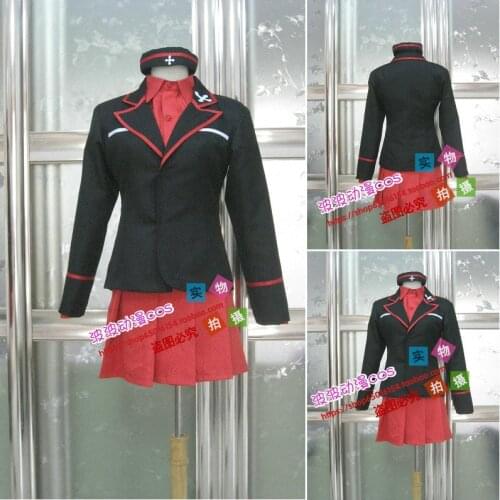 Girls und Panzer Maho Nishizumi Kuromorimine Girls High School Uniform Cosplay Costume F008