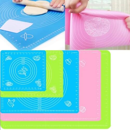 Silicone Baking Mat Kitchen Kneading Dough Mat Tools Rolling Dough Pizza Non-stick Rolling Mats Pastry Accessories Sheet Pads