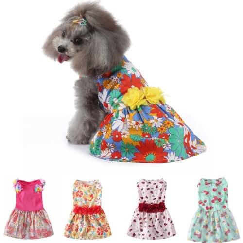 Cute Pet Dress Dog Dress Puppy Dress Cat Dress for Puppy Dogs and Cats on Weddings Holidays Travelling