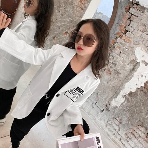 Baby Girl Fashion Suit Jacket Autumn New Style Big Boy Retro Western Style All-match Jacket Suit Childs Clothes Girls Blazer