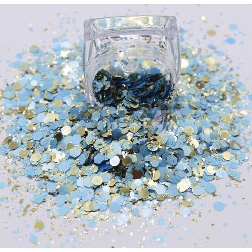 PrettyG 10g Pack Noble Princess Chunky Mixes Nail Glitter Nail Art Decoration Accessories NP01-12